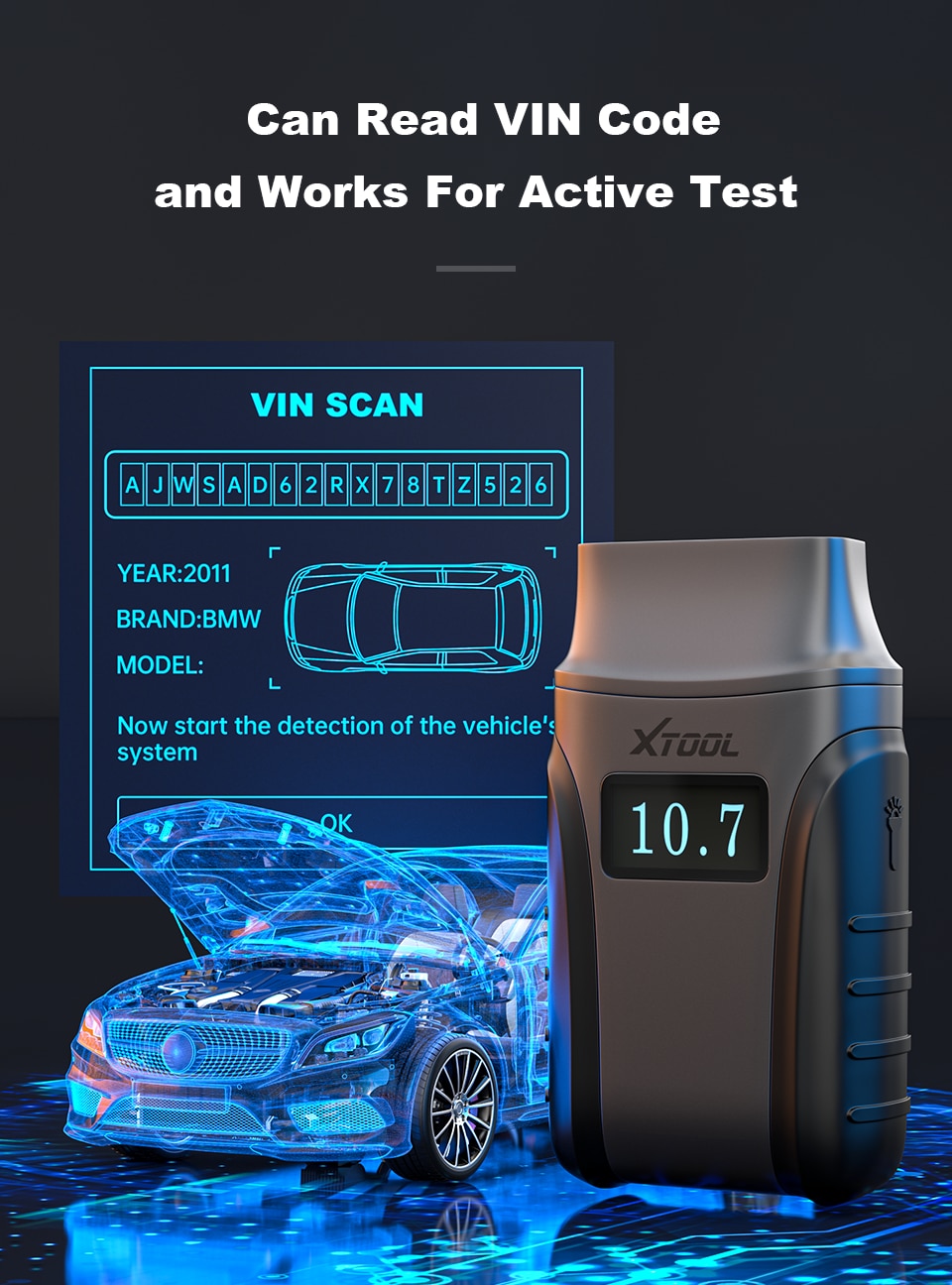 Herramienta de diagnóstico de todo el sistema xtool a30m obd2