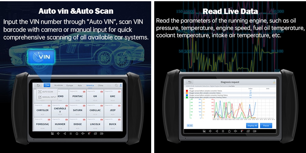 Xtool inplus ip819ts tpms programan todos los diagnósticos del sistema