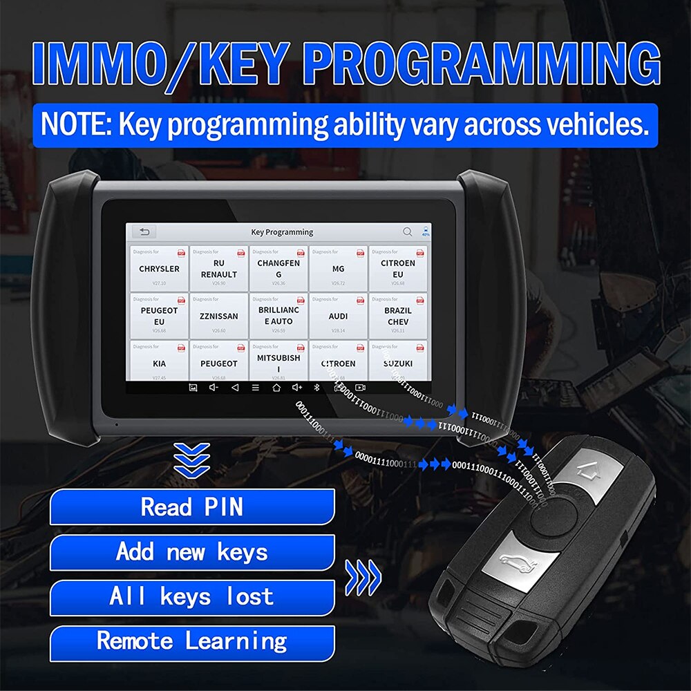 Xtool inplus ip819ts tpms programan todos los diagnósticos del sistema