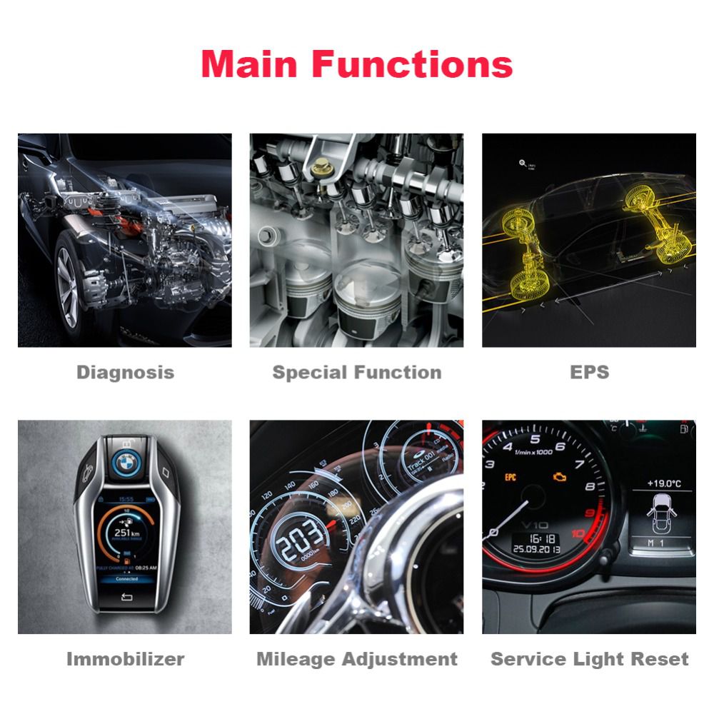 Sistema de diagnóstico de automóviles y camiones xtool ps90 Pro 