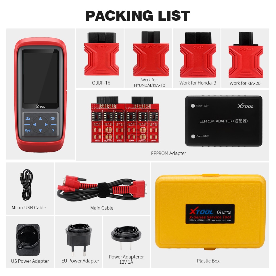 XTOOL X100 Pro3 Professional Auto Key Programmer 