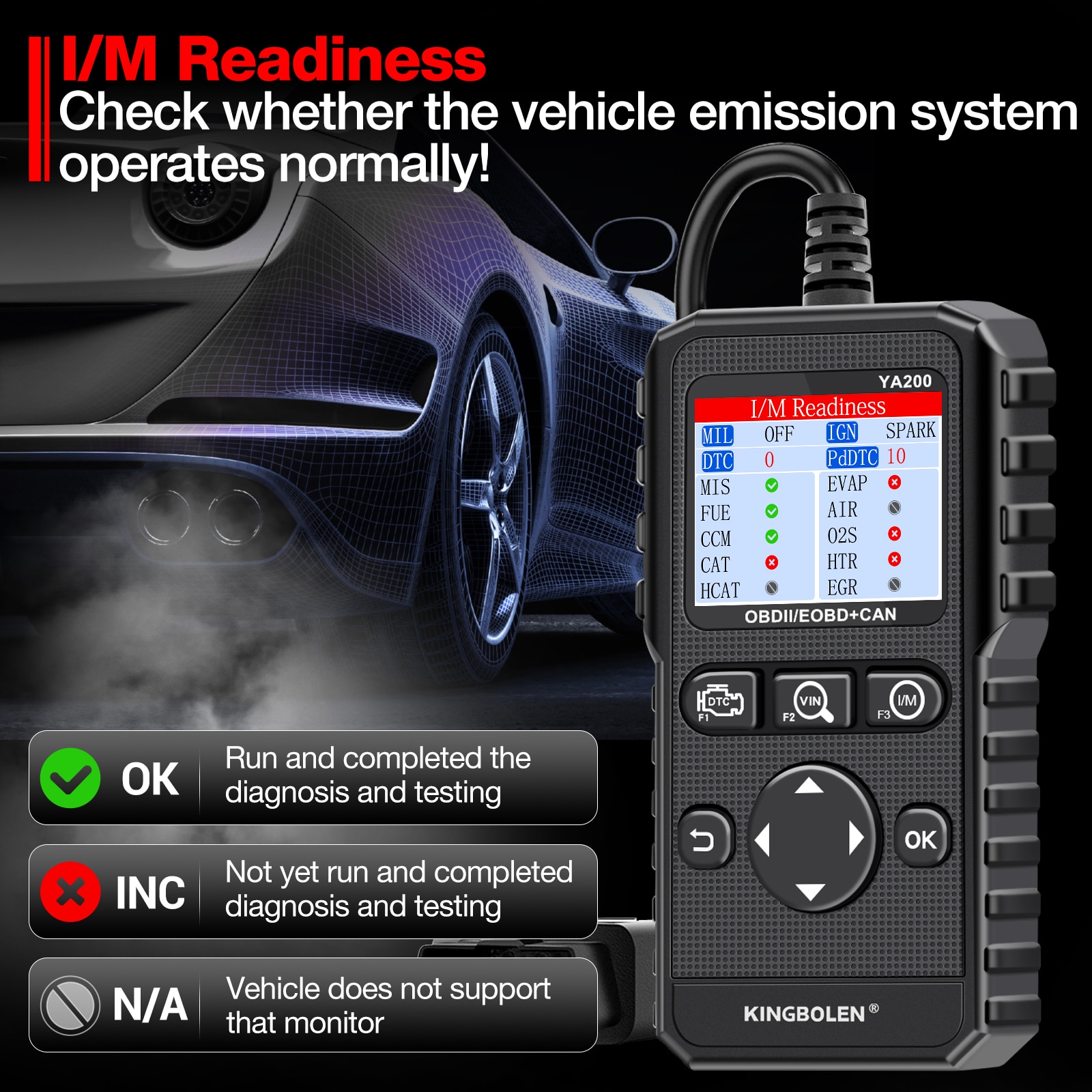 YA200 OBD2 Scanner