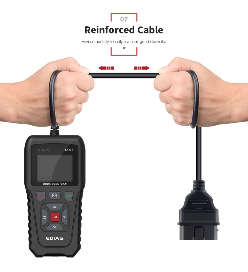 Lector de código ya301 OBD (10)