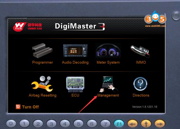 Gestión de Yanhua digimaster III