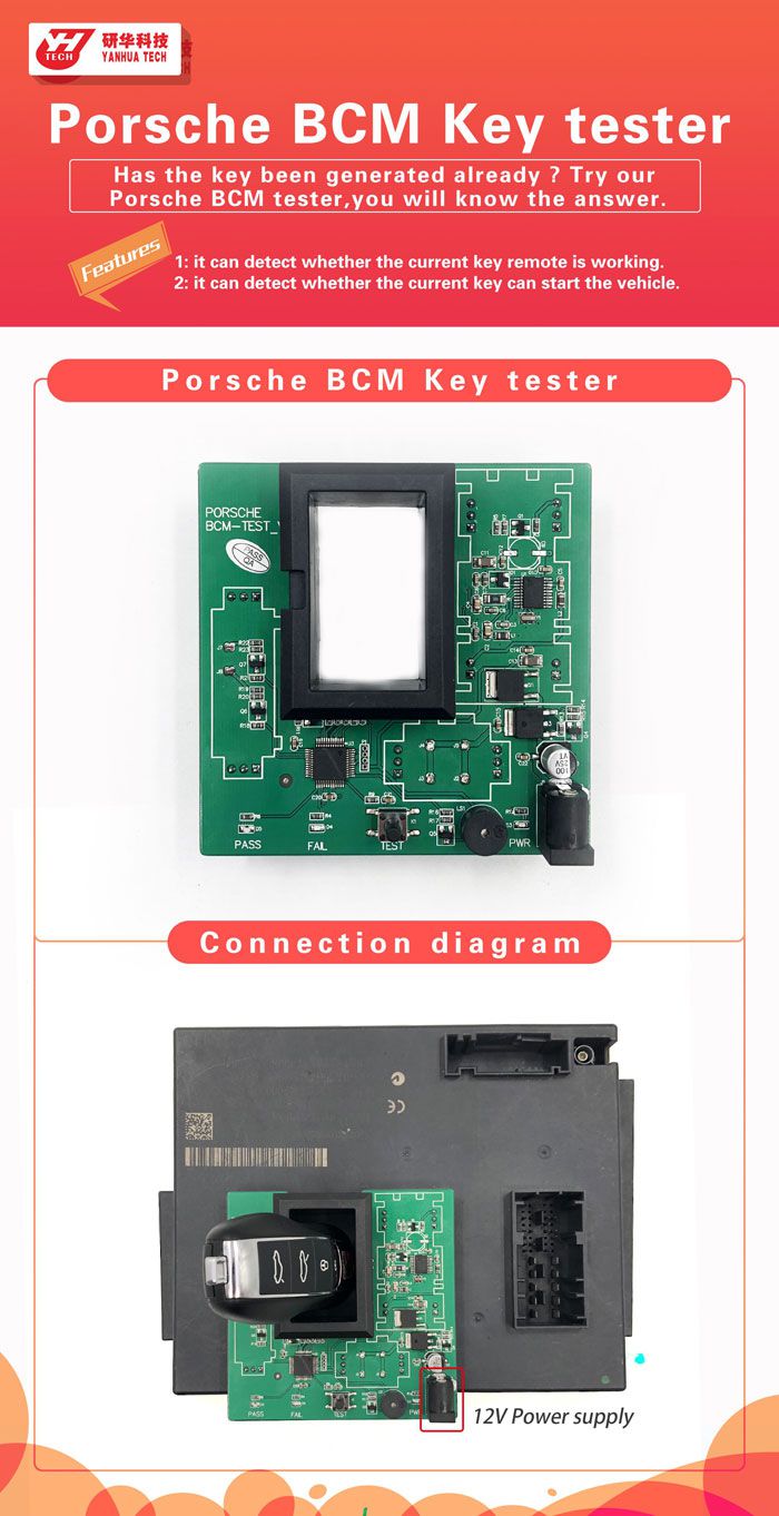 yanhua-porsche-bcm-key-tester