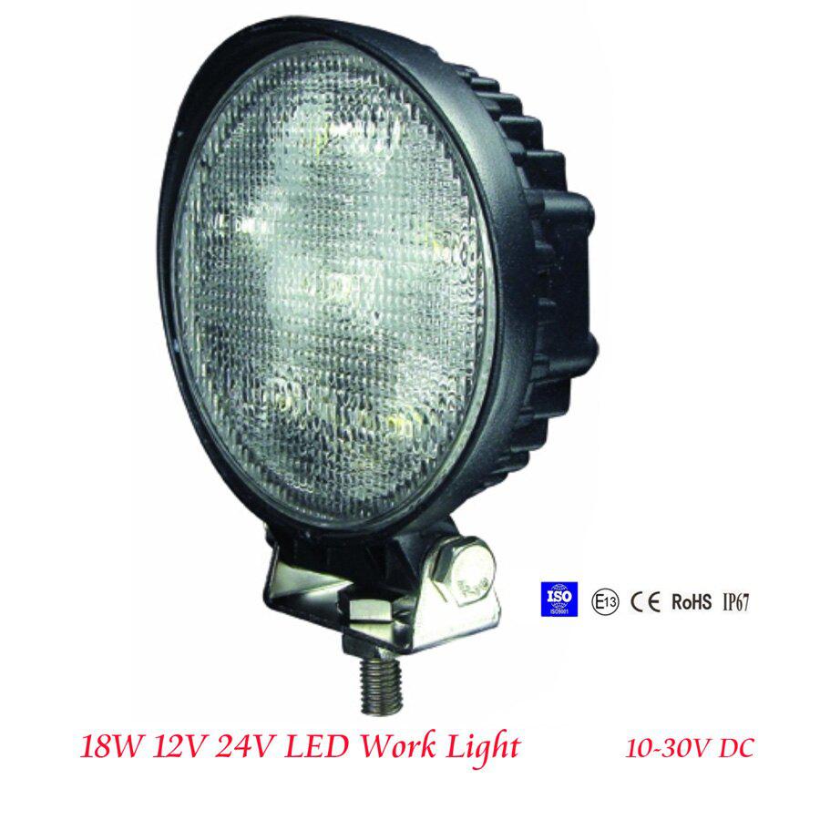 18W 12V 24V 범광등 LED 작업등 크로스컨트리 지프 IP67