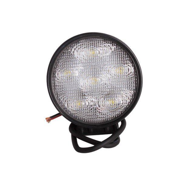 Dos luces de trabajo LED de haz completo de 18W 12v 24v jeep todoterreno ip67