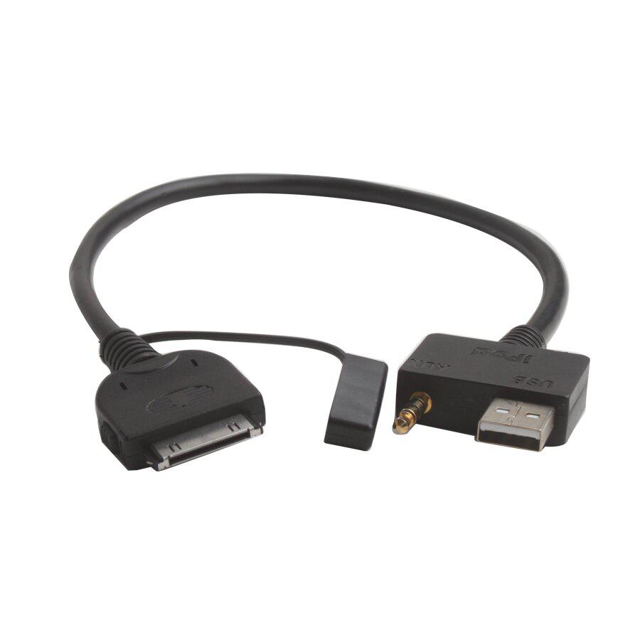 Moderno cable de audio de entrada KIA aux USB para iPhone iPod