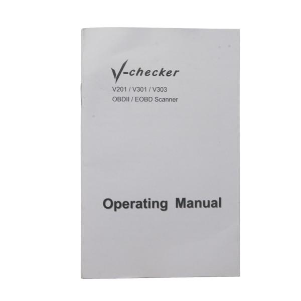 V - Checker v301 obd2 lector profesional de código canbus