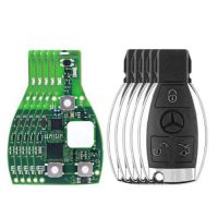 Mercedes w164 w221 w216 10 piezas CG MB 08 versión sin llave go Key 2 en 1 315 MHz / 433 MHz con carcasa para recibir 10 tokens gratuitos 2005 - 2010