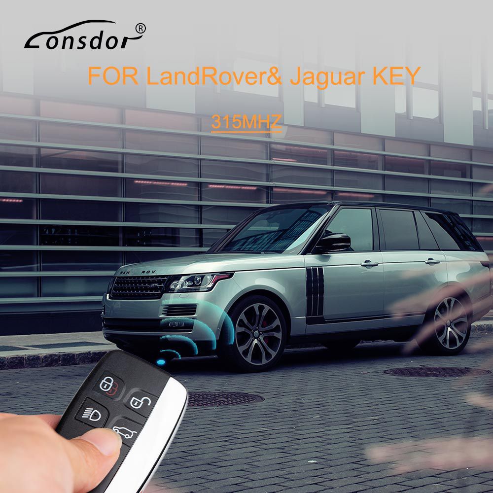 2015 - 2018 10 llaves inteligentes especiales para lonsdor Land Rover Jaguar 5 botones 315 MHz / 433 MHz DHL