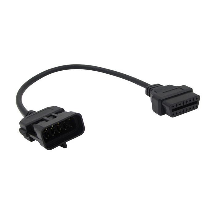 10Pin to 16PIN OBD OBD2 Diagnostic Connector Cable for Opel