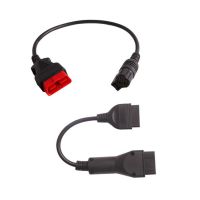 12PIN Cable Plus OBD2 16PIN Cable  for Re-nault Can Clip Diagnostic Tool