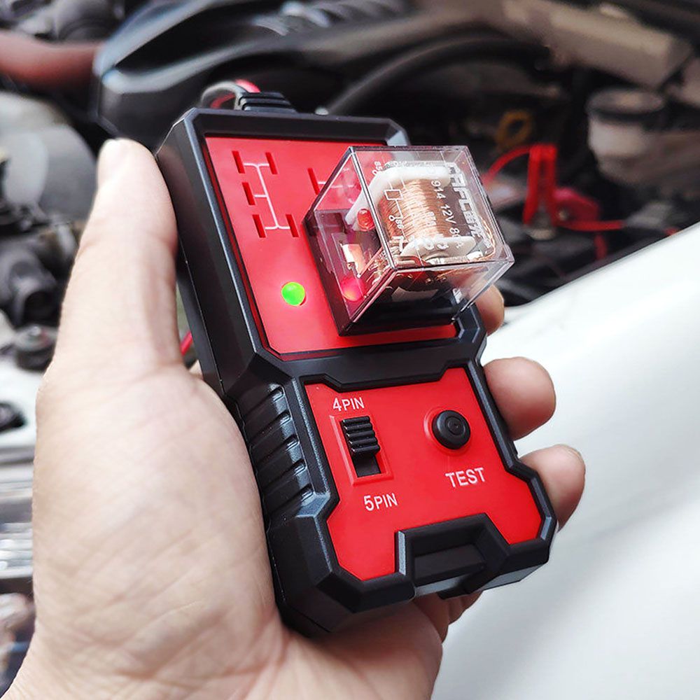 12V Electronic Automotive Relay Tester Auto Car Diagnostic Battery Checker Tool