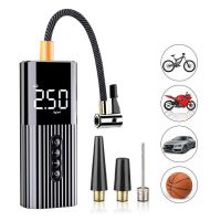 Neue aufblasbare Pumpe Mini Tragbarer Luftkompressor mit LED Beleuchtung Reifen Inflator 12V 150PSI Draht Luftpumpe für Auto Fahrrad Kugeln