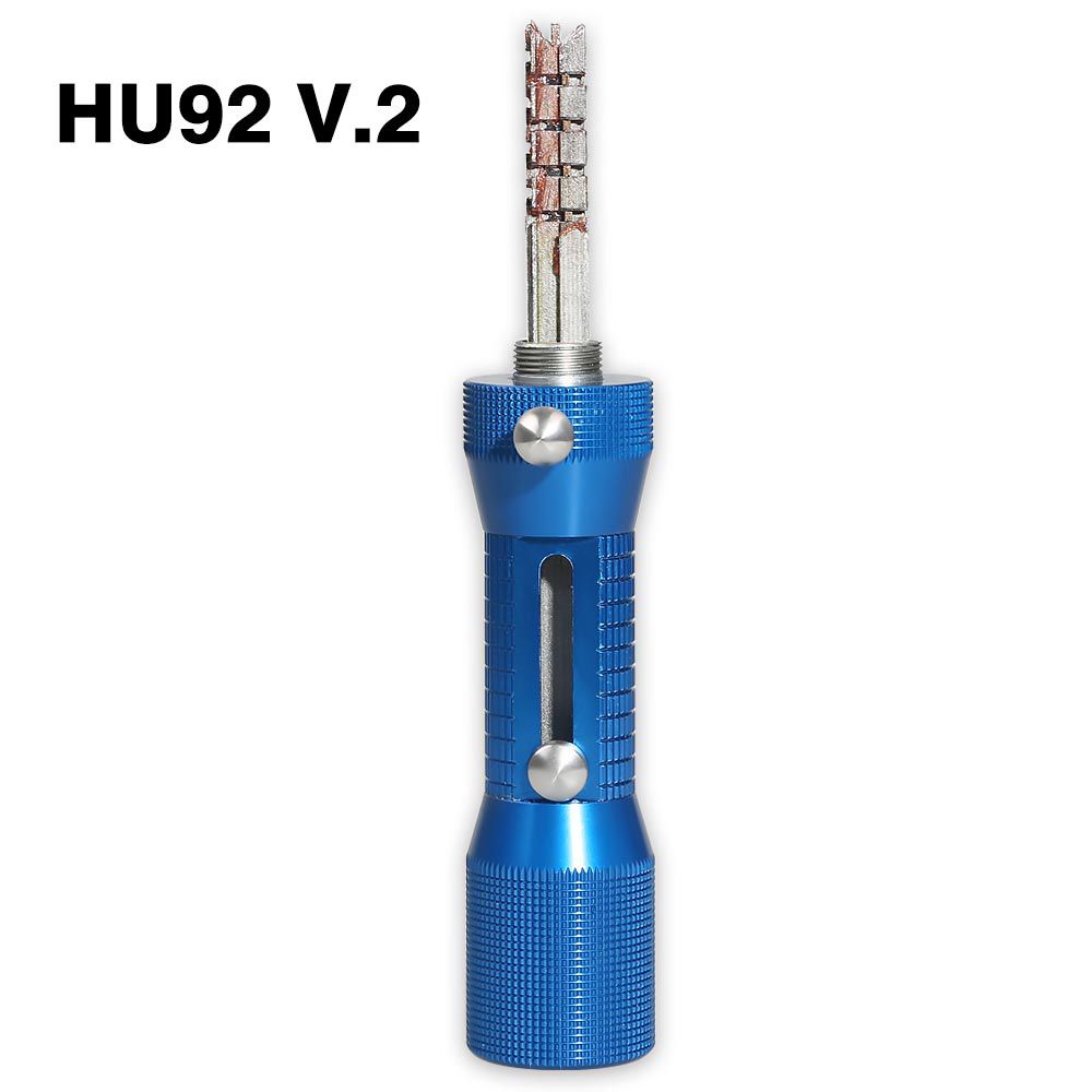 2-in-1 HU92 V.2 전문 자물쇠 도구, BMW HU92 자물쇠 픽업 및 디코더용 빠른 열기 도구