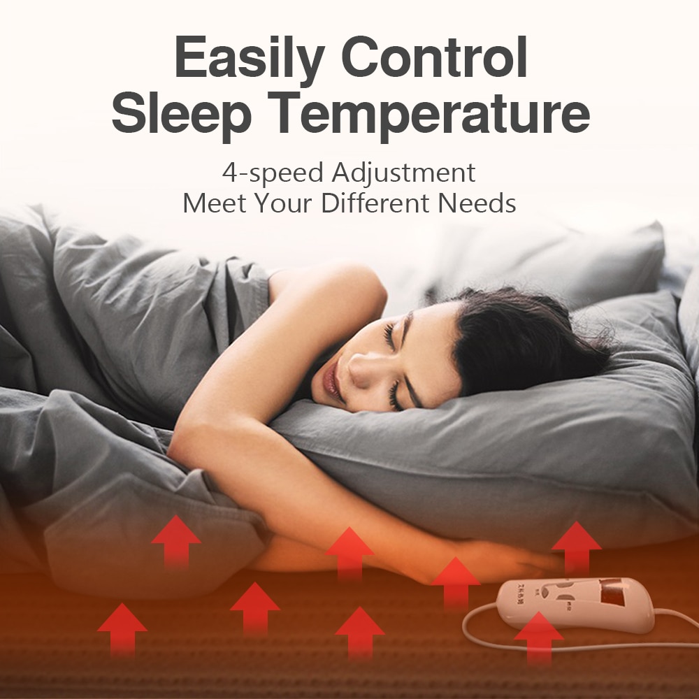 El termostato de calefacción de la manta eléctrica automática de 220V tira la manta para calentar el cuerpo, la cama, el colchón eléctrico calienta la alfombra y el enchufe ue.