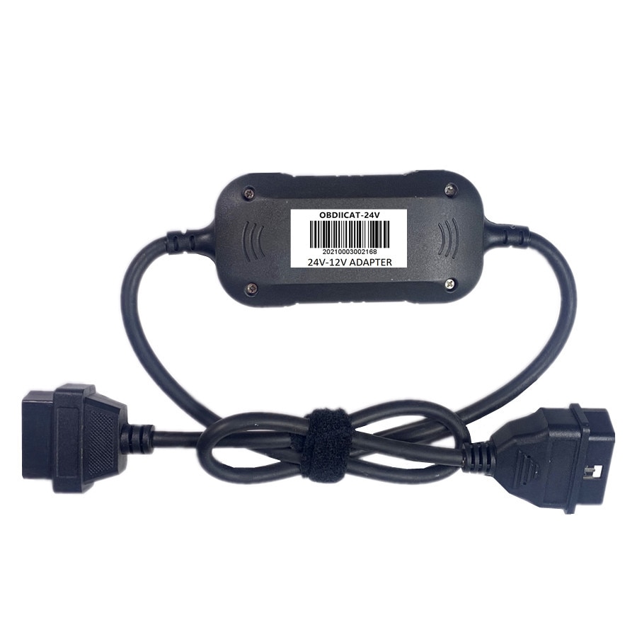 Adaptadores obd2 de convertidor de 24v a 12v para escáneres OBD de diagnóstico de camiones pesados