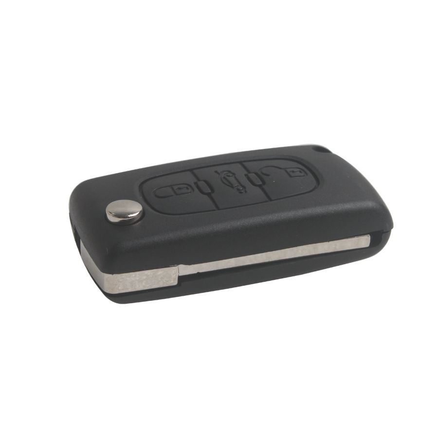 3 Button Remote Key Shell (VA2) For Peugeot 5pcs/lot