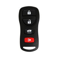 3+1 Button Remote Key for Nissan 315Mhz FCC ID KBRASTU15 10pcs/lot