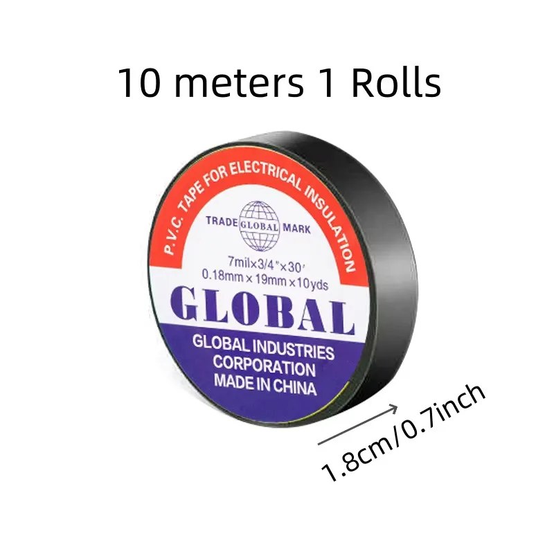 50m high-temperature resistant black rubber 