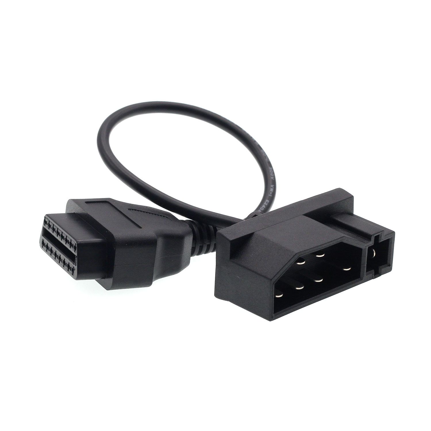 Diagnostic Tool Adapter Cable 7 Pin Male OBD1 to OBD2 16 Pin Female Fit Ford EFI 