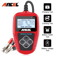 ANCEL BA101 Car Battery Tester 12V 100 to 2000CCA 12 Volts Battery Tools Car Motorcycle Quick Cranking Charging System Test