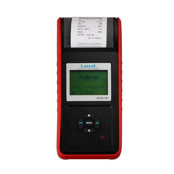 AUGOCOM MICRO-568 Battery Tester Battery Conductance & Electrical System Analyzer With Printer