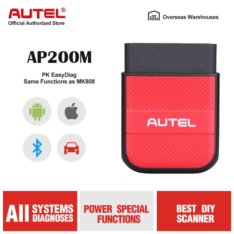 Autel AP200 Bluetooth OBD2 Scanner Code Reader Diagnosegerät Scan Tool Oil IMMO 