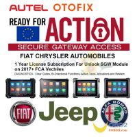 Autel European FCA Chrysler Fiat Alfa SGW Security Gateway Unlock Service for Autel /OTOFIX Tools