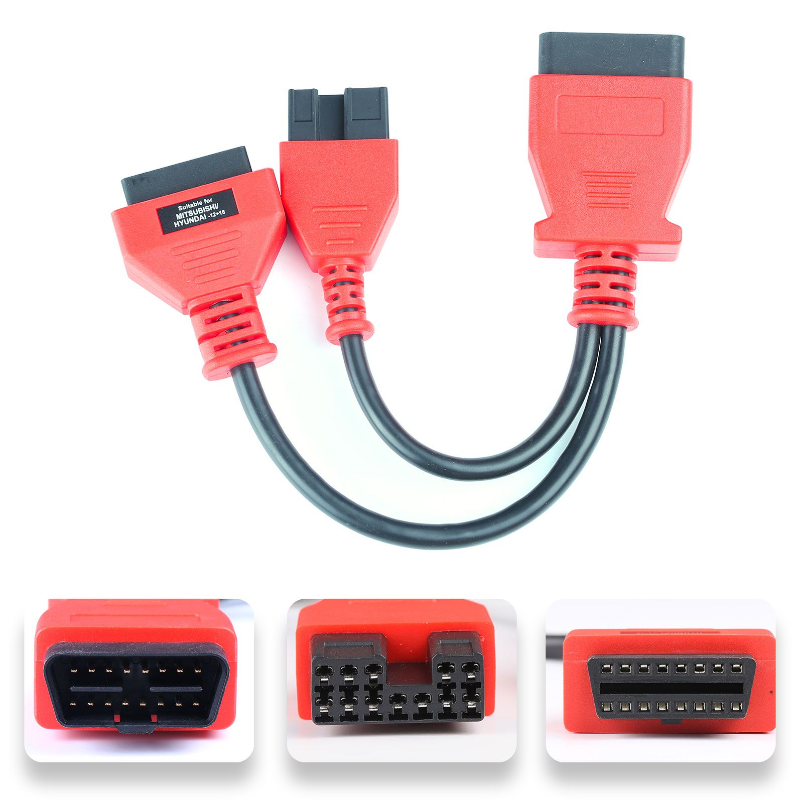 Conjunto completo de cables y conectores OBDII de autopel para ds808 / mk808 / mp808 (solo cables y conectores)