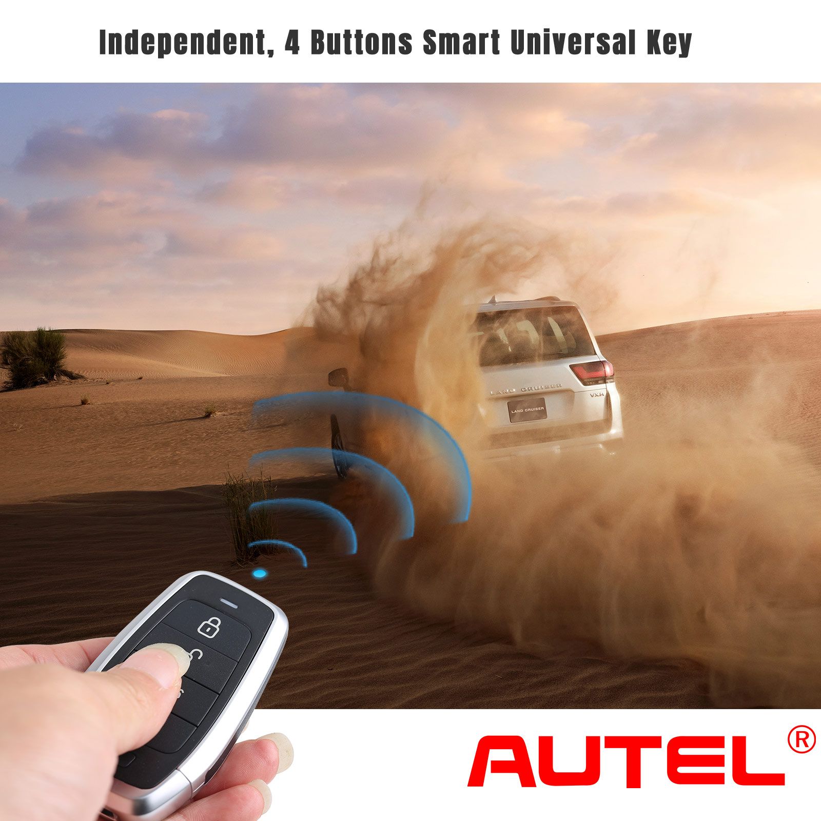 Autel ikeyat004el 4 botones clave inteligente universal independiente 5 piezas / lote