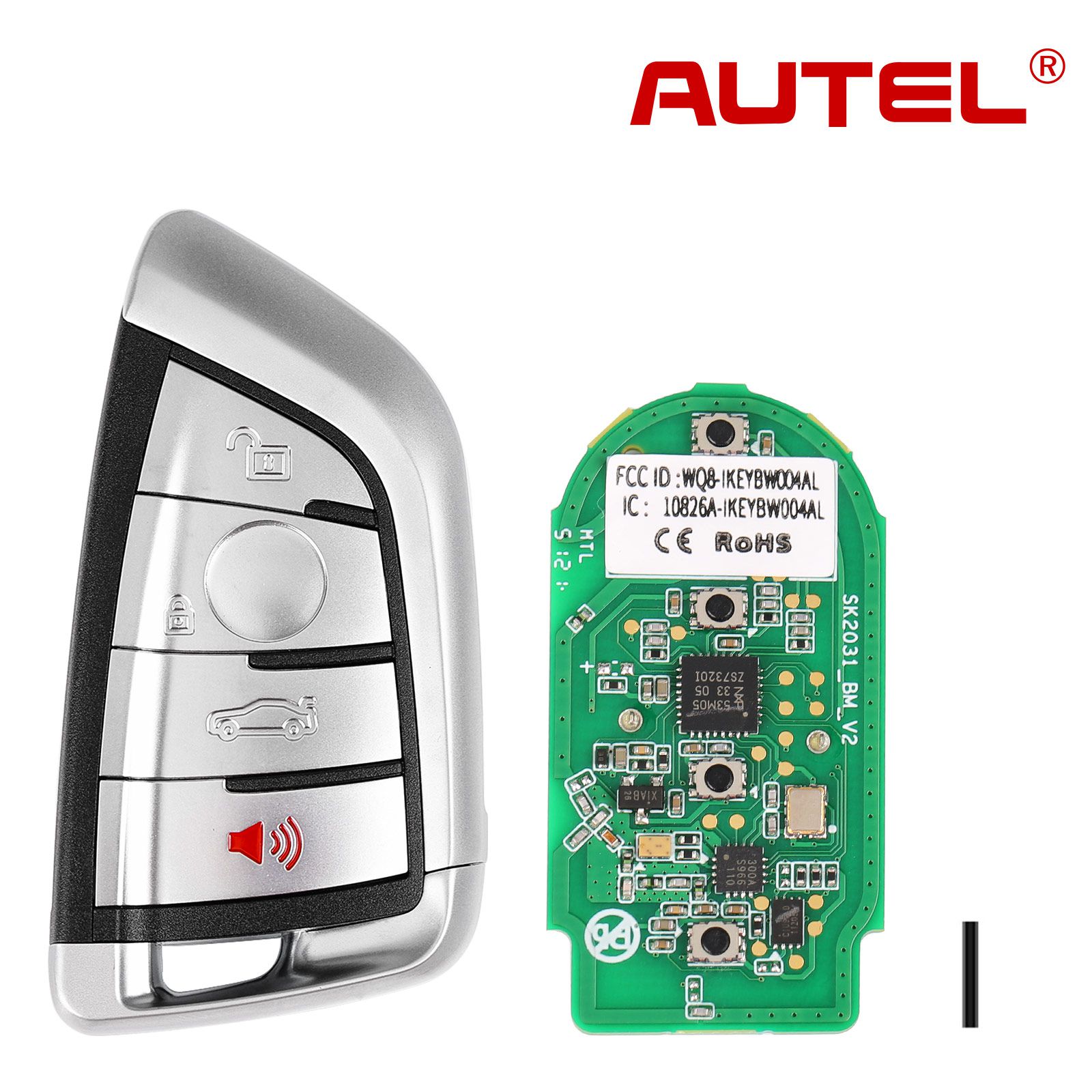  AUTEL IKEYBW004AL BMW 4 Buttons Smart Universal Key Compaitble with BMW 5pcs/lot