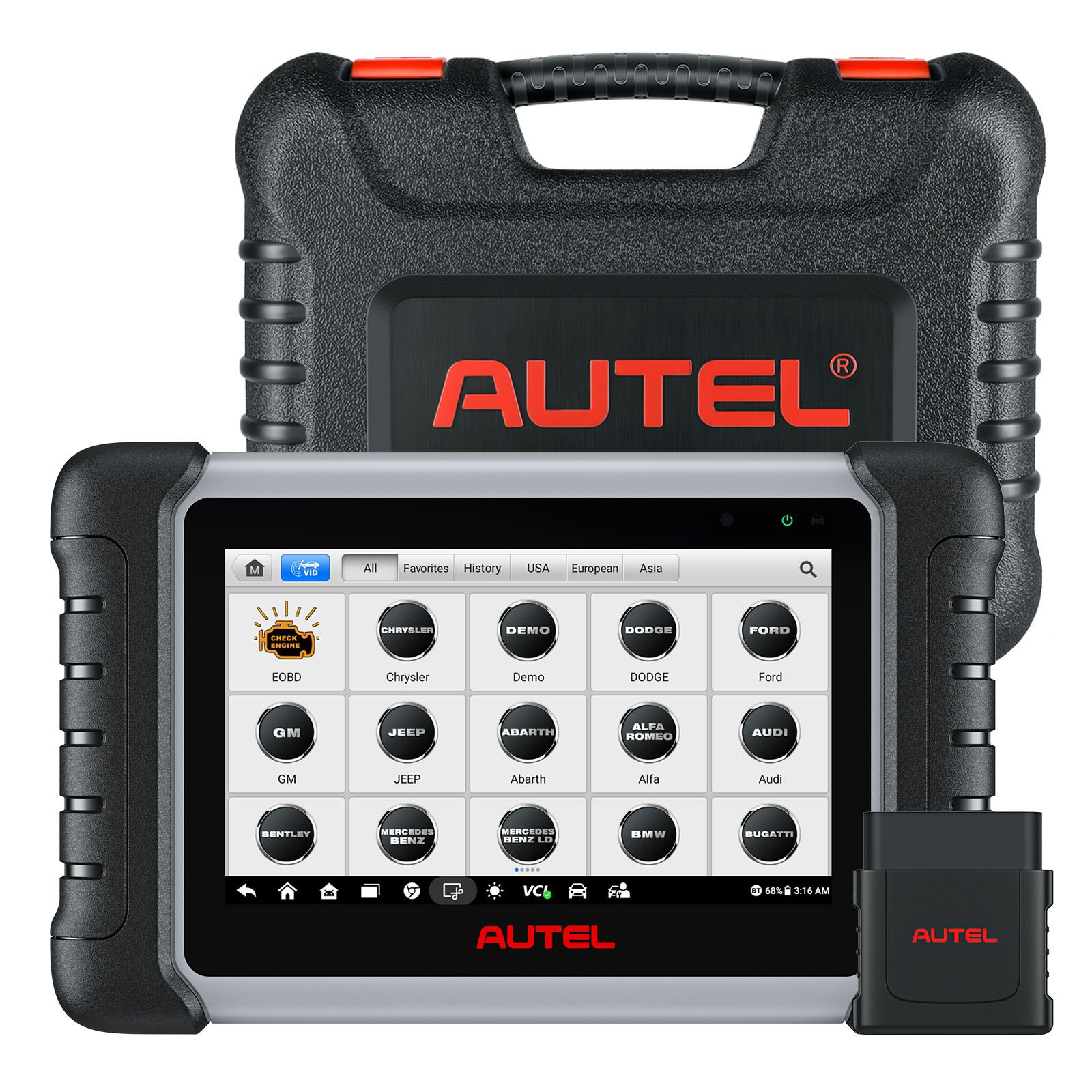 Autel MaxiCOM MK808BT PRO 자동차 진단 스캔 도구, 사전 예방 테스트 및 양방향 제어 스캐너, 28+ 서비스, FCA AutoAuth, 무선 진단