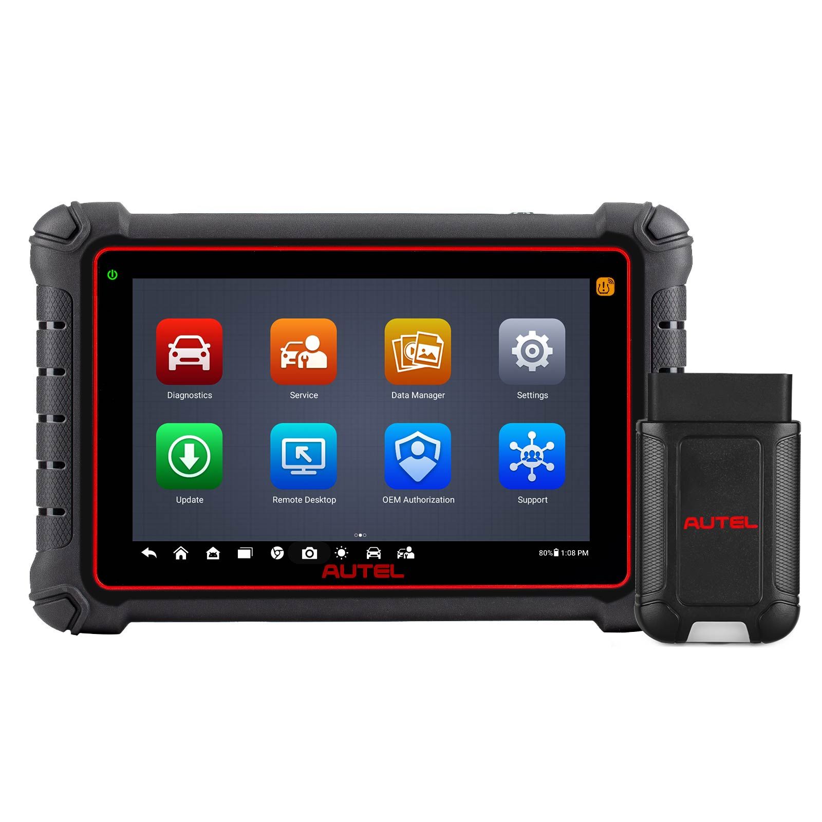 Autel MaxiCOM MK900TS MK900-TS Wireless TPMS Diagnostic Scanner with Android 11 Support DoIP/CAN FD Protocols and 40+ Services Upgraded of MK808TS