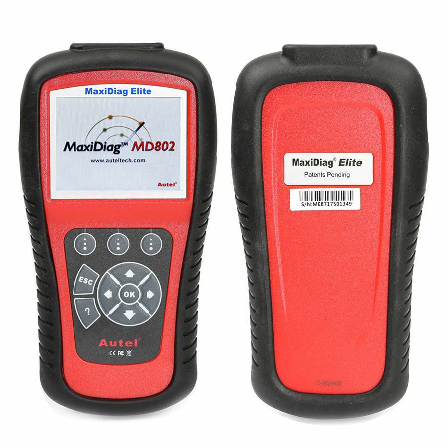 Autoel maxidiag elite md802 todo el sistema + escáneres modelo DS