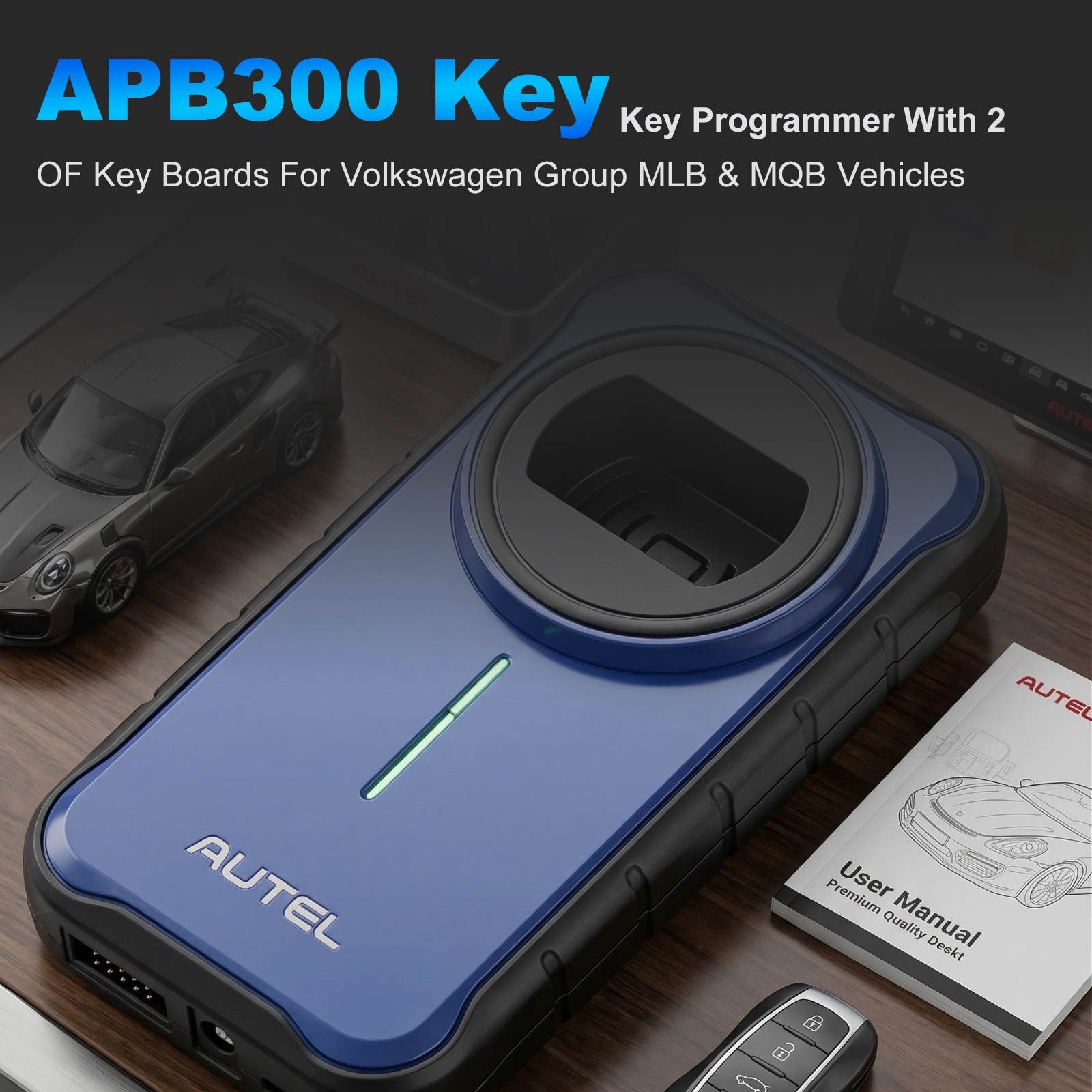 2026 AUTEL MAXIIM APB300 Key Programmer For Volkswagen Group MLB & MQB Vehicles Get 2pcs Free Key Board
