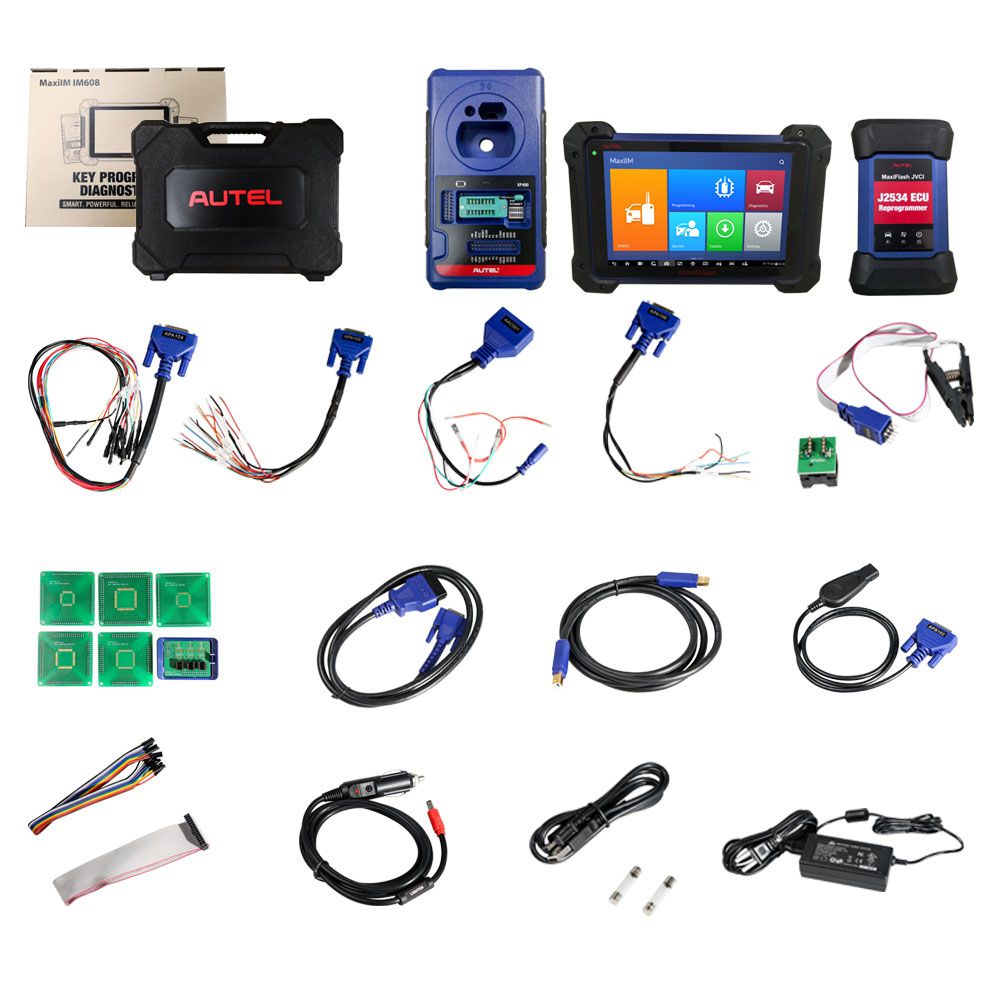 Original Autel MaxiIM IM608 Key Programmer Full Version Plus APB112 Smart Key Simulator and G-BOX2