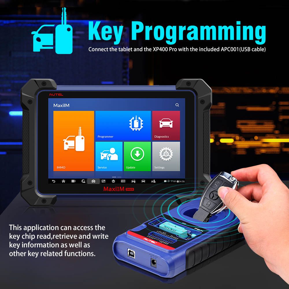 2023 Original Autel MaxiIM IM608 PRO Auto Key Programmer & Diagnostic Tool with XP400 Pro Upgraded Version of IM608