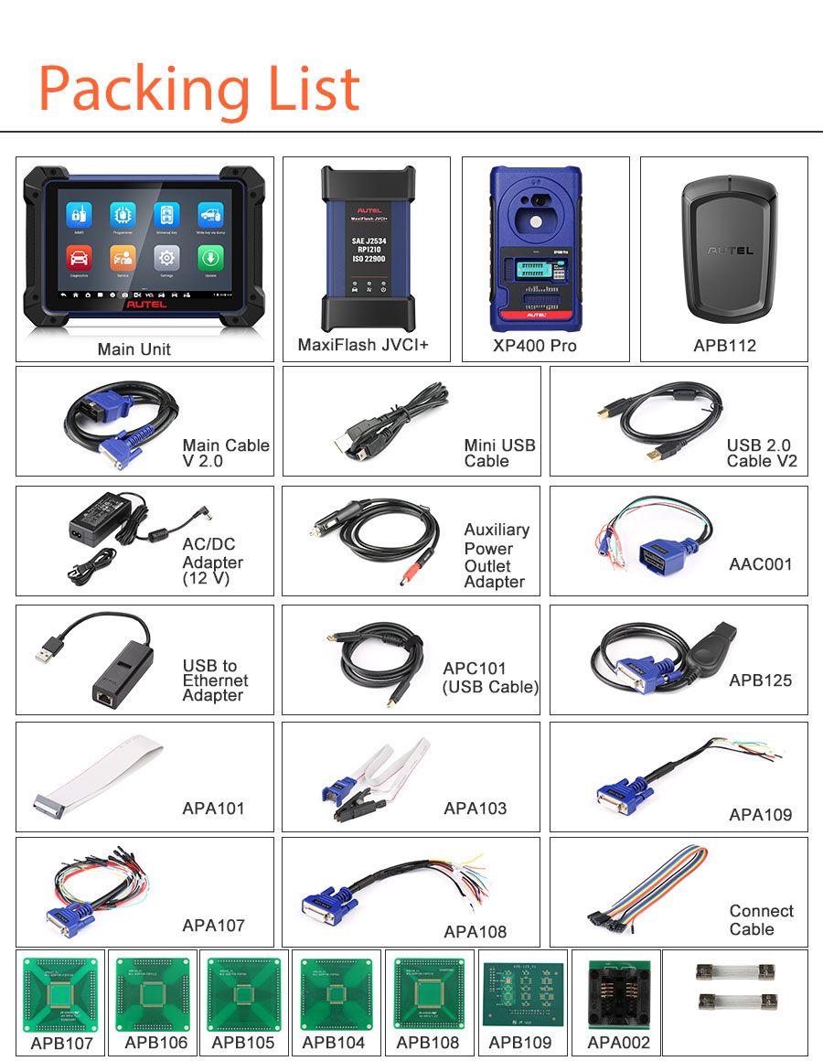 2025 Autel MaxiIM IM608 PRO II (Autel IM608 II) Full Kit with JVCI+ Plus IMKPA Accessories Get Free G-Box3 APB112