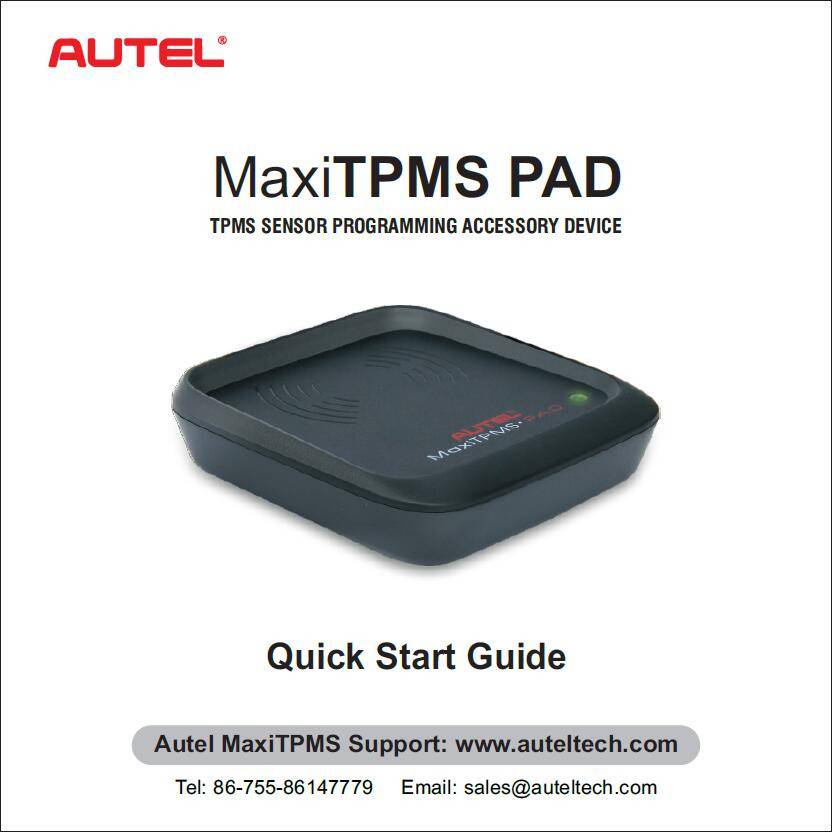 Autel MaxiTPMS PAD TPMS 센서 프로그래밍 보조 장치