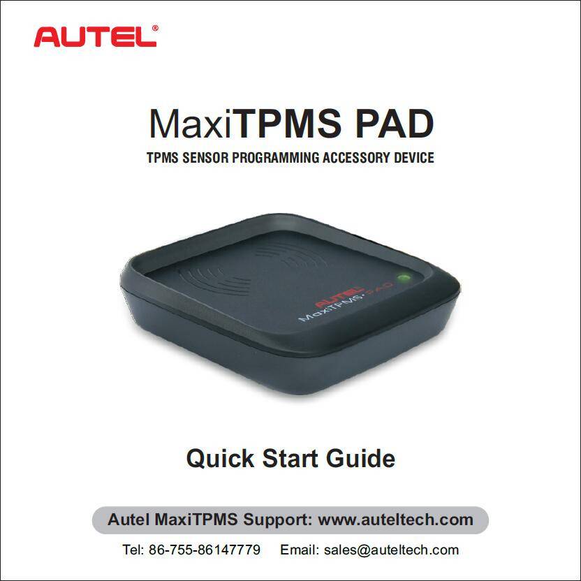 Asistencia de programación de sensores tpms PAD tpms de autoel maxitpms