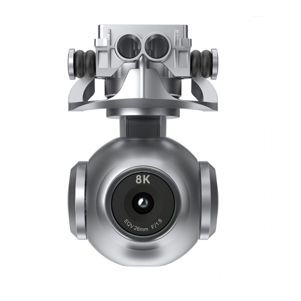 El dron original autoel Robotics Evo II tiene una cámara HDR de 8k. el dron tiene un potente paquete de cuatro rotores plegables (con una batería adicional)