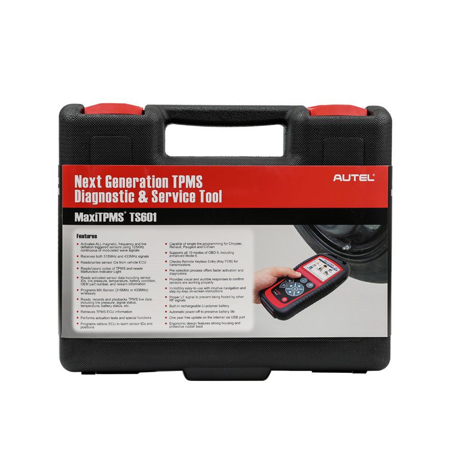 Autel MaxiTPMS TS601 TPMS 진단 및 수리 도구 무료 온라인 업데이트 생존 기간