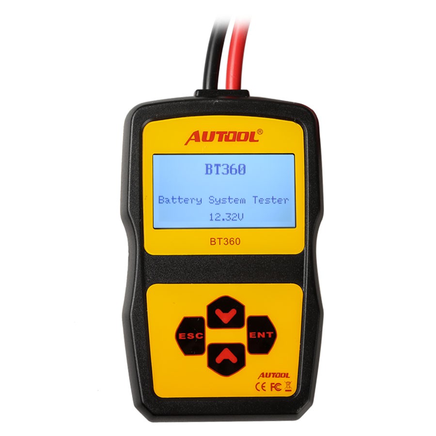 Autool BT360 Auto 12V Battery Tester Automotive Battery Analyzer Multi-Langue US 
