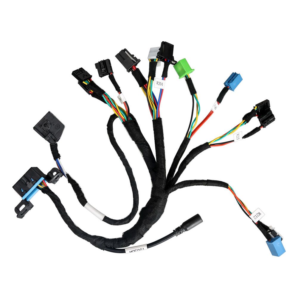Cable Benz EIS / ESL + 7g + ISM + conector del salpicadero moe001 conjunto completo de cables Benz en combinación con la herramienta vvdi MB bga