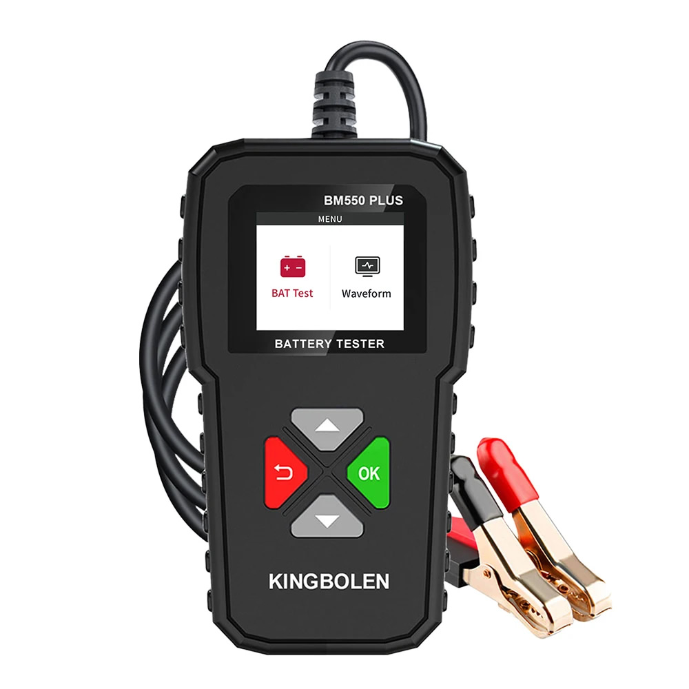 BM550 BM550 PLUS Car Battery Tester 6V 12V 24V Battery System Detect Auto Battery Analyzer Car Battery Tool SOC SOH