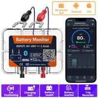 BM6 12V Battery Monitory Wireless Bluetooth Car Battery Health Check APP Monitoring Battery Tester For Android IOS