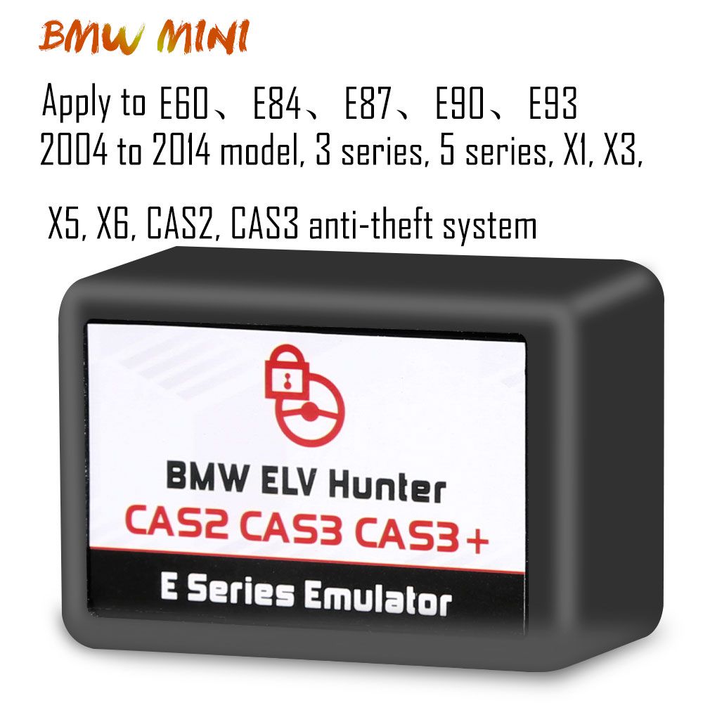 BMW ELV Hunter CAS2 CAS3 CAS3+E 시리즈 에뮬레이터, BMW 및 Mini용