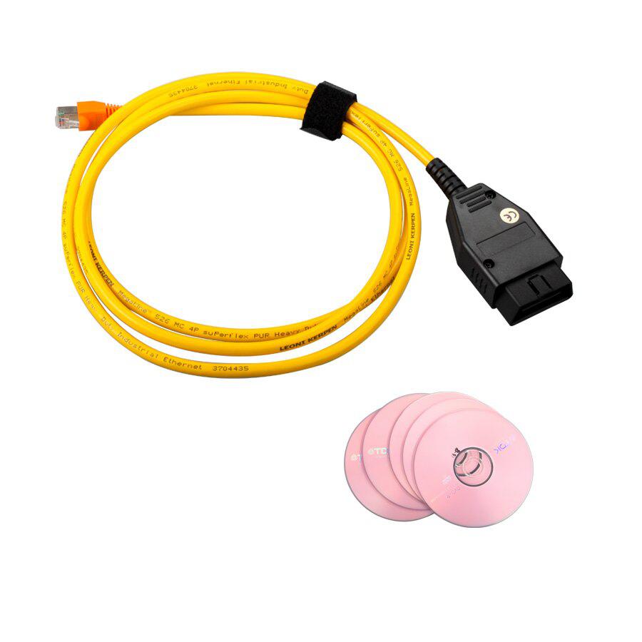 BMW ENET (Ethernet to OBD) Interface Cable E-SYS ICOM Coding F-Series